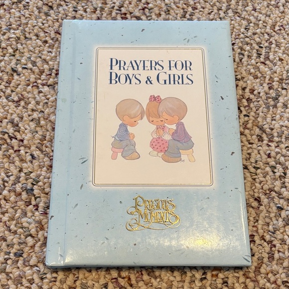 Precious Moments Other - Precious Moments Prayers for Boys & Girls Book - Light Blue